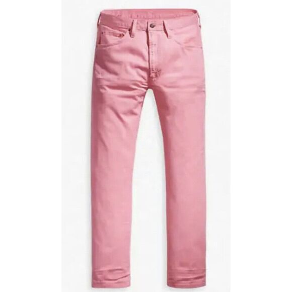New $178 Levi's 505-1017 Vintage Collection Regular Fit Men's Jeans Pink Dust 28